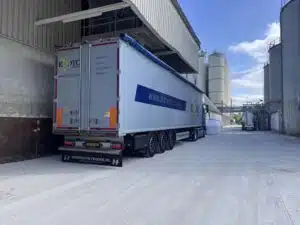 DTC walking floor trailer lost bulkgoed